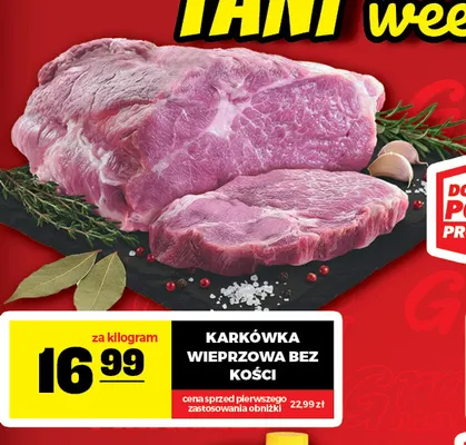 Karkówka wieprzowa bez kości promocja w Gram Market