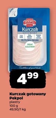 Kurczak gotowany plastry promocja w Netto