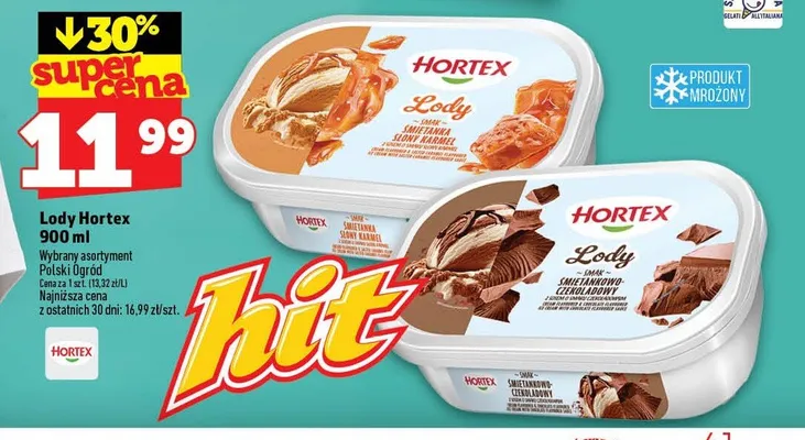 Lody Hortex promocja w TOPAZ