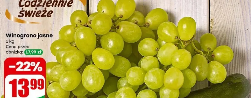 Winogrono jasne promocja w Dino