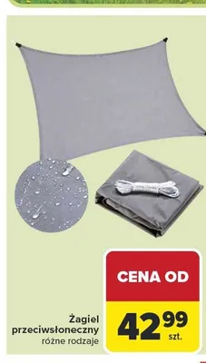 Żagiel przeciwsłoneczny promocja w Carrefour