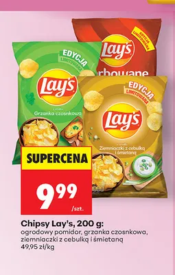 Chipsy Lay's grzanka czosnkowa promocja w Biedronka