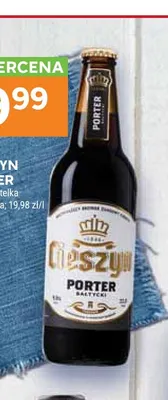 Piwo Cieszyn Porter promocja w Stokrotka