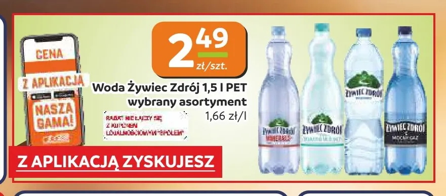 Woda Żywiec Zdrój promocja w Społem Częstochowa