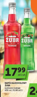 Napój alkoholowy Żubr Poziomkowy promocja w ABC