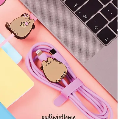 Przewód do smartfona Pusheen promocja w Biedronka