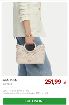 Torebka Gino Rossi promocja w eobuwie.pl