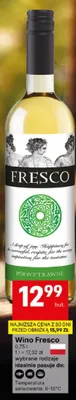 Wino Fresco półwytrawne promocja w Delikatesy Centrum