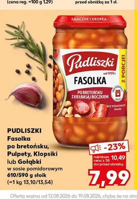 Klopsiki w sosie pomidorowym Pudliszki promocja w Kaufland