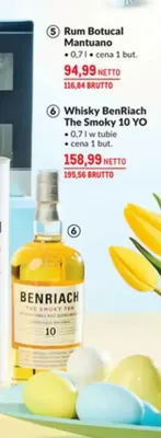 Whisky BenRiach The Smoky 10 YO promocja w Makro