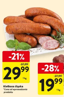 Kiełbasa śląska promocja w Intermarche