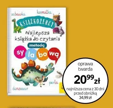 Książka Książkożercy Najlepsza książka do czytania metodą sylabową oprawa twarda promocja w Dzień Dziecka