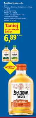 Wódka Żołądkowa Gorzka Tradycyjna promocja