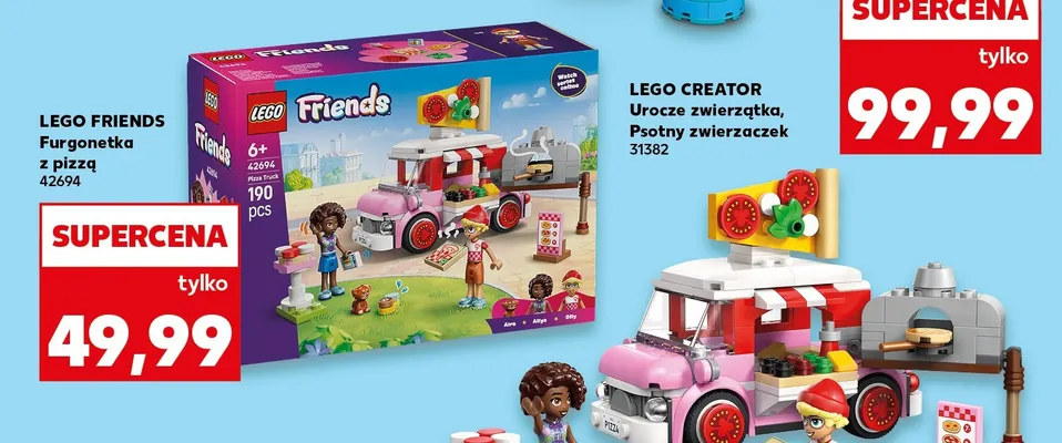 Klocki LEGO Friends Furgonetka z pizzą promocja w Kaufland