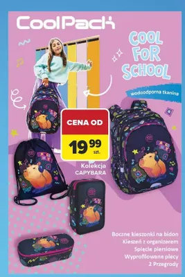 Kolekcja Capybara CoolPack promocja w Carrefour