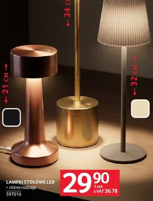 Lampki stołowe LED z różne rodzaje PHILIPS promocja w Selgros
