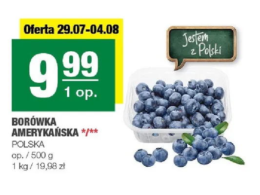 Borówka amerykańska polska promocja w SPAR