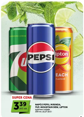 Napój gazowany Pepsi promocja w Groszek