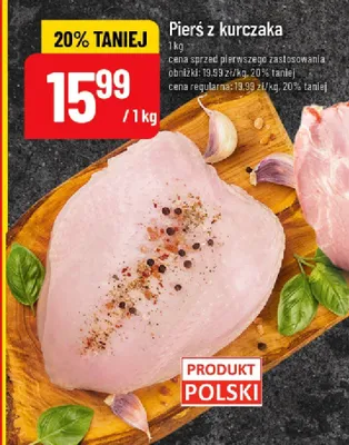 Pierś z kurczaka promocja w POLOmarket