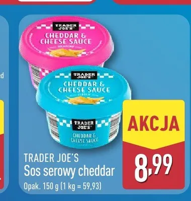 Sos serowy cheddar Jalapeno Trader Joe's promocja w Aldi