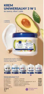 Krem uniwersalny 3 w 1 nawilżający wiśniowy z antyoksydantami Avon Care promocja w AVON