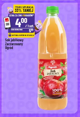 Sok jabłkowy Zaczarowany Ogród promocja w POLOmarket