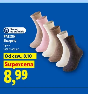 Skarpety Pation promocja w Lidl