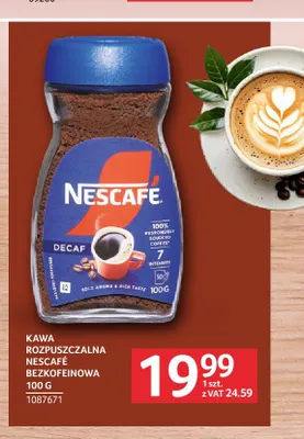 Kawa rozpuszczalna Nescafé bezkofeinowa promocja w Selgros