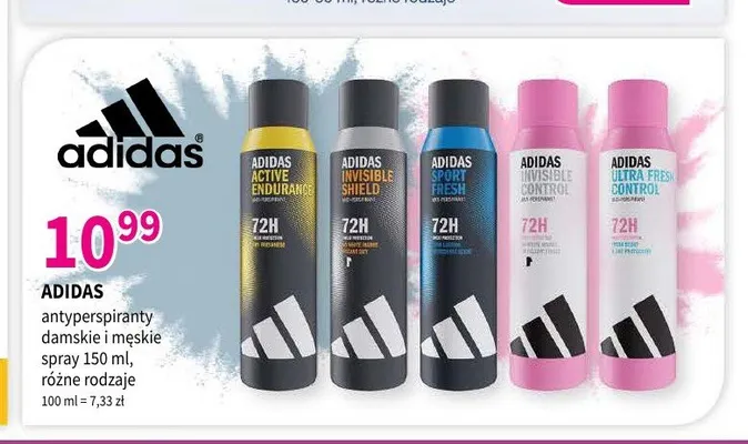 Antyperspirant spray Adidas Sport Fresh promocja w Drogerie Polskie