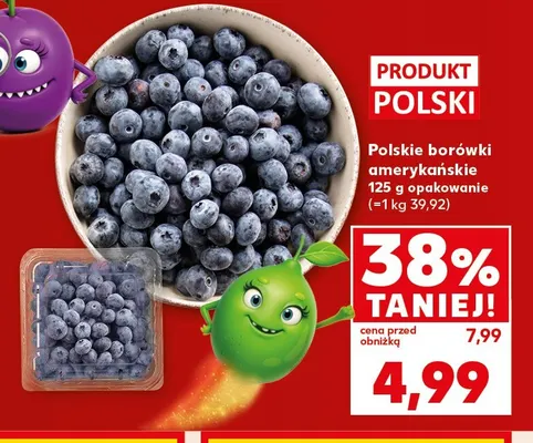 Borówki amerykańskie polskie promocja w Kaufland