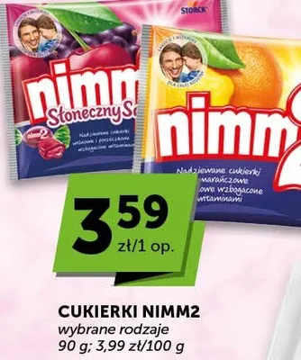 Cukierki Nimm2 Słoneczny Sen wiśniowe i porzeczkowe promocja w Euro Sklep