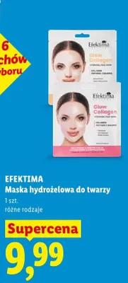 Maska hydrożelowa do twarzy, różne rodzaje promocja w Lidl
