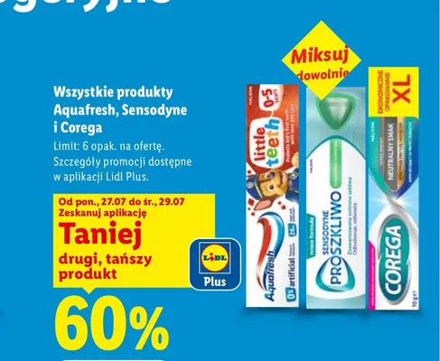 Pasta do zębów dla dzieci Aquafresh Little Teeth promocja w Lidl