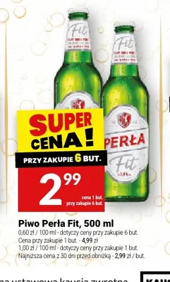 Piwo Perła Fit promocja w Twój Market