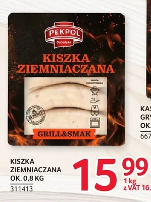 Kiszka ziemniaczana Pekpol promocja w Selgros
