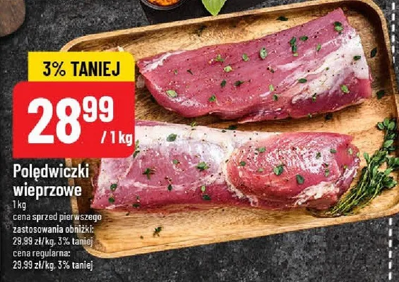 Polędwiczki wieprzowe promocja w POLOmarket
