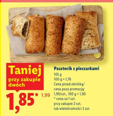 Pasztecik z pieczarkami promocja w Lidl
