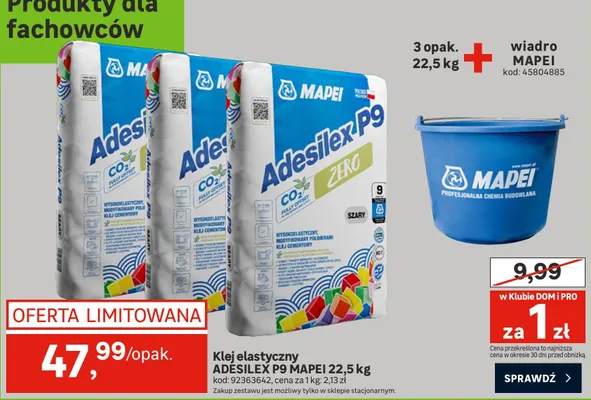 Klej elastyczny Adesilex P9 promocja w Leroy Merlin