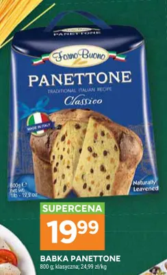Babka Panettone Forno Buono promocja w Stokrotka