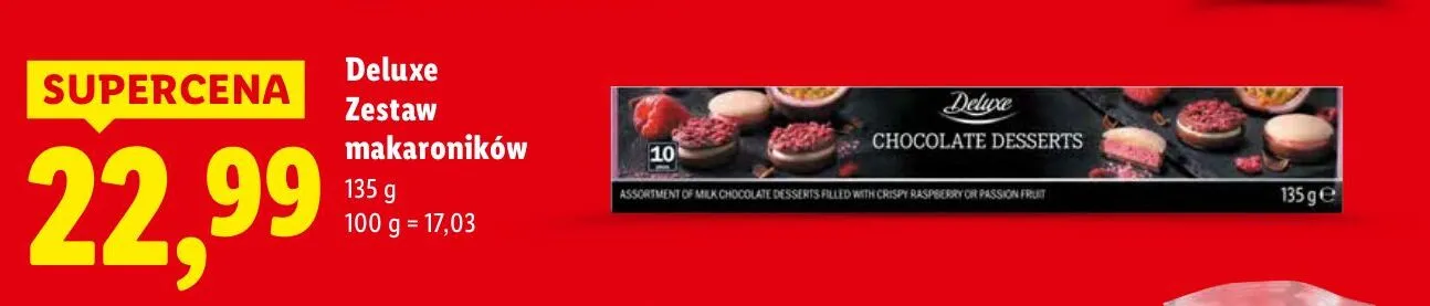 Zestaw makaroników 135 g promocja w Lidl