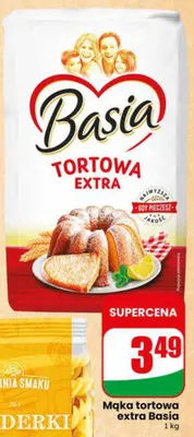 Mąka tortowa extra Basia promocja w Dino