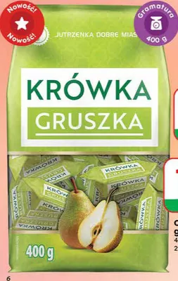 Cukierki krówka gruszka  promocja w Dino