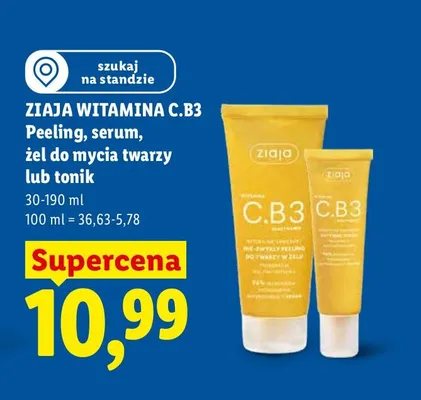 Witamina C.B3 Peeling promocja w Lidl