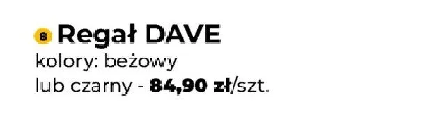 Regał DAVE promocja w PSB Mrówka