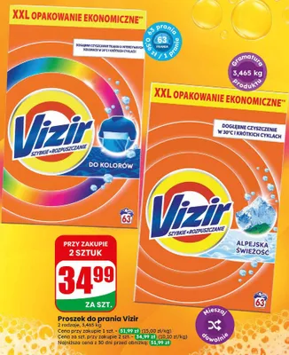 Proszek do prania Vizir Do Kolorów promocja w Dino