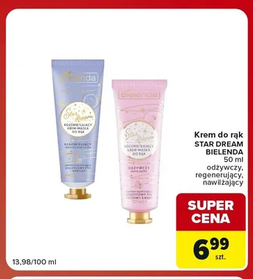 Krem do rąk Star Dream odżywczy Bielenda promocja w Carrefour Market