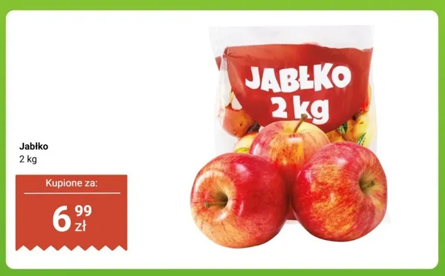 Jabłko promocja w Dino