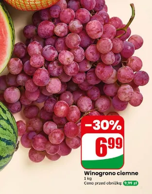 Winogrona ciemne promocja w Dino
