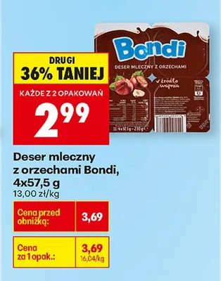 Deser mleczny z orzechami promocja w Biedronka