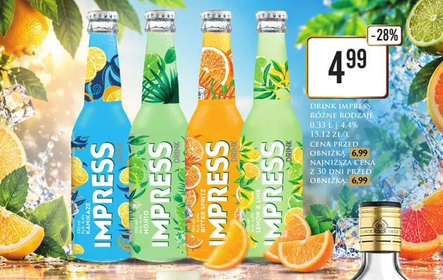Drink Impress Mojito promocja w Dino